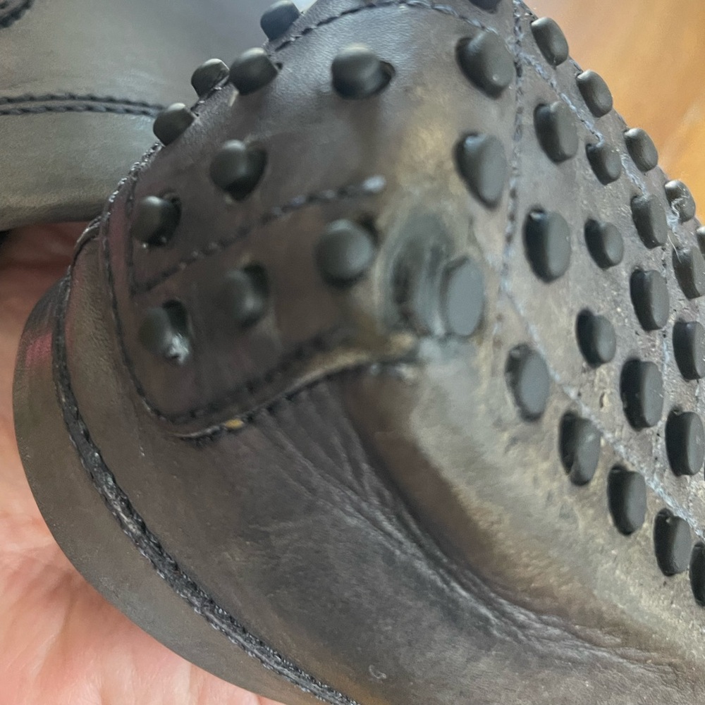Tod’s buckle- detailed rubber pebble out sole Italian design loafer. Size 11 GUC - Picture 16 of 16